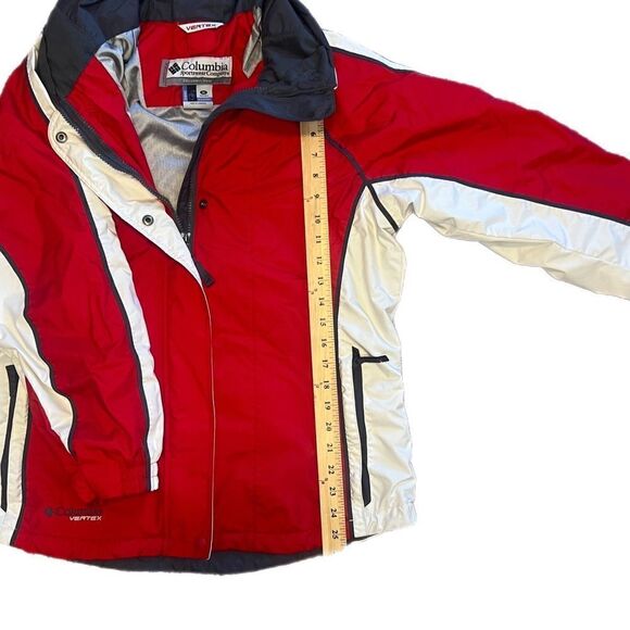 Columbia Vertex Ski Jacket. Red, White and Grey. Size M. Good Used Condition! - Picture 14 of 16